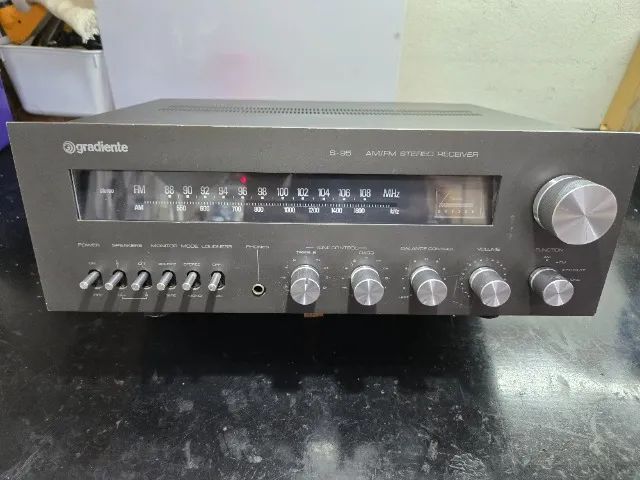 Gradiente S95 (Receiver + Tape Deck + Toca discos) Todos funcionando 