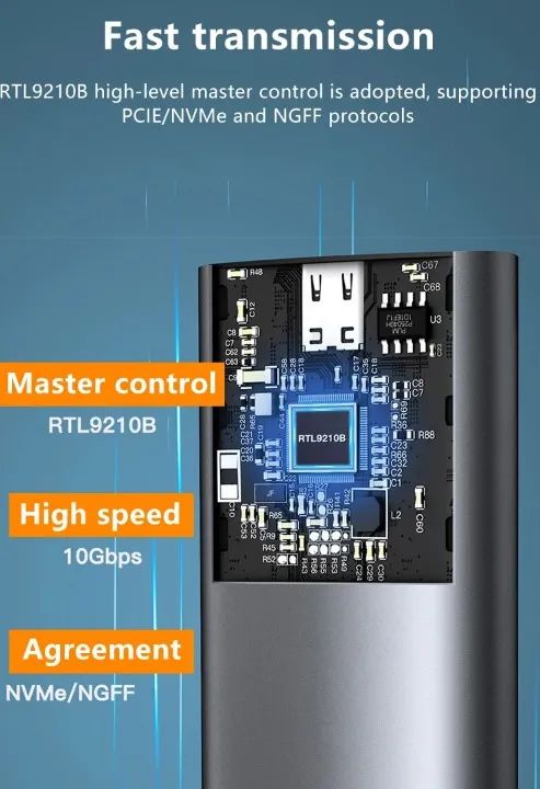 CASE SSD NVME para USB 3.1 - Foto 4