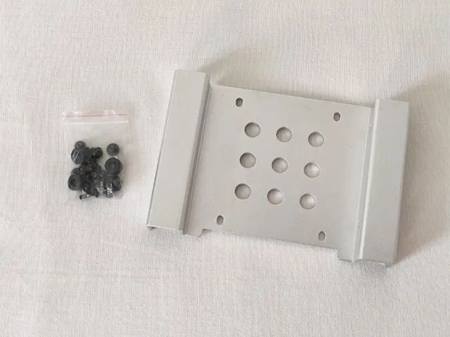 Adaptador em Alumínio de Baia 5.25" Para HD 3.5" ou SSD 2.5"