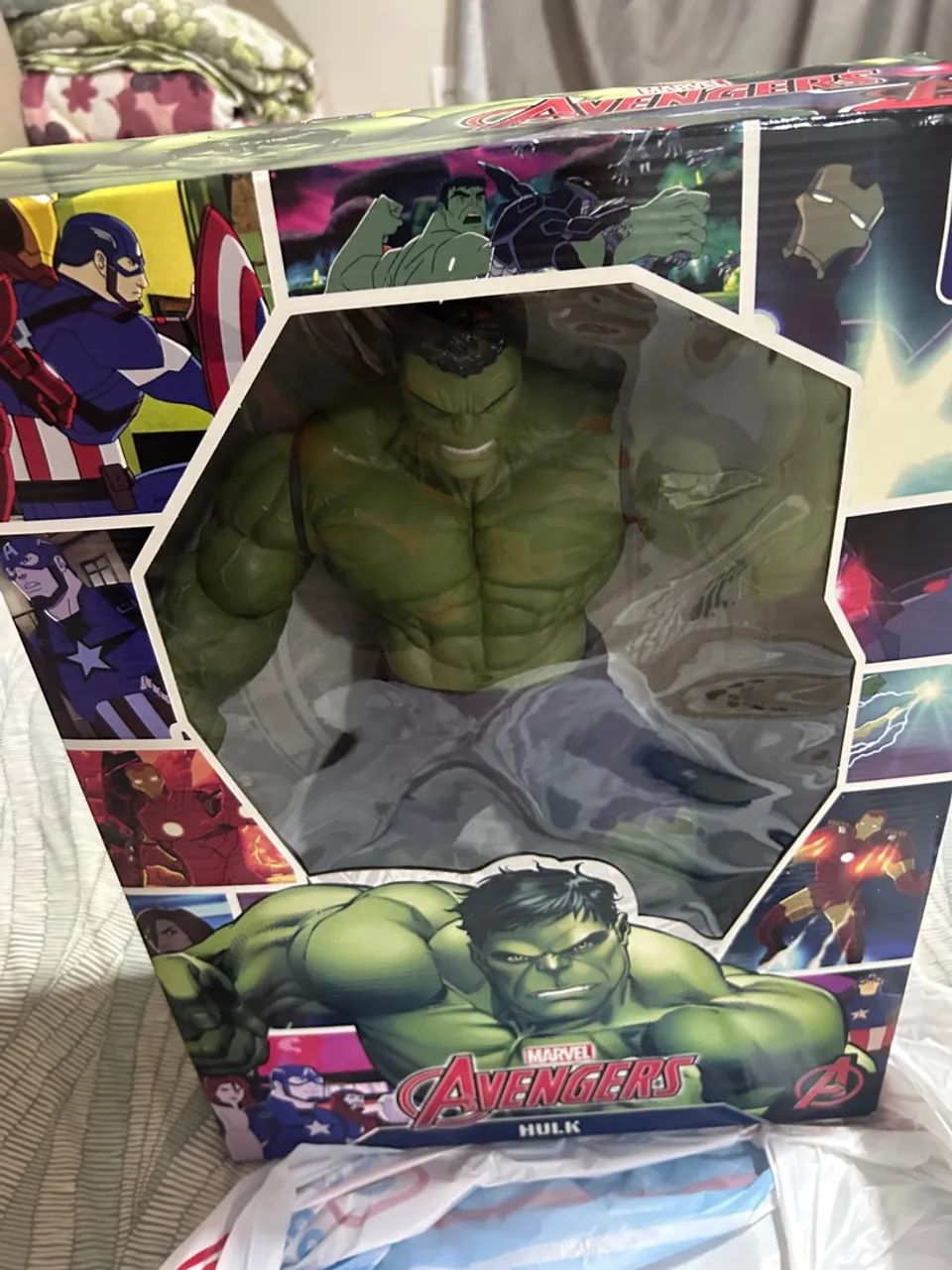 Boneco Hulk articulado 