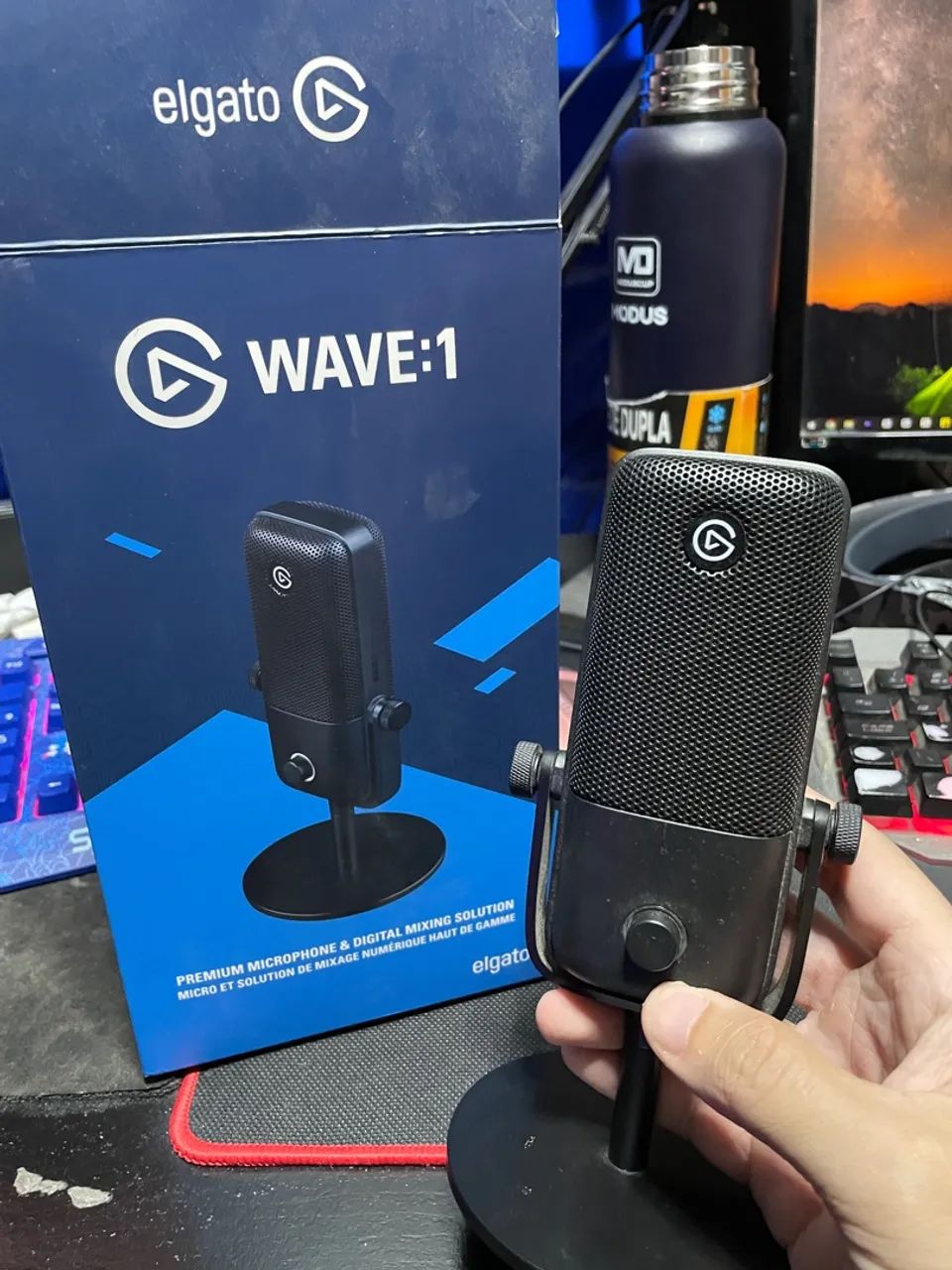 Microfone Elgato Wave:1 - Qualidade Profissional