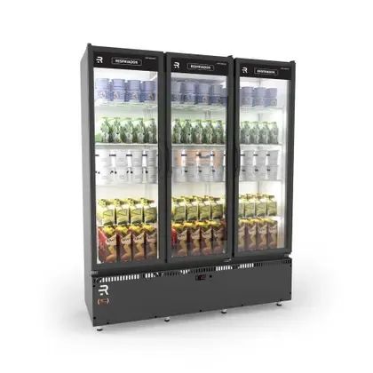 EXPOSITOR REFRIGERADO 3 PORTAS 