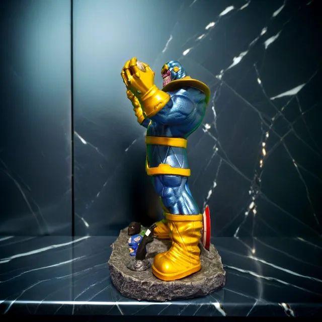 Thanos Infinity Gauntlet Custom Fanart Escala 1/10 N/ Iron studios Sideshow - Foto 4
