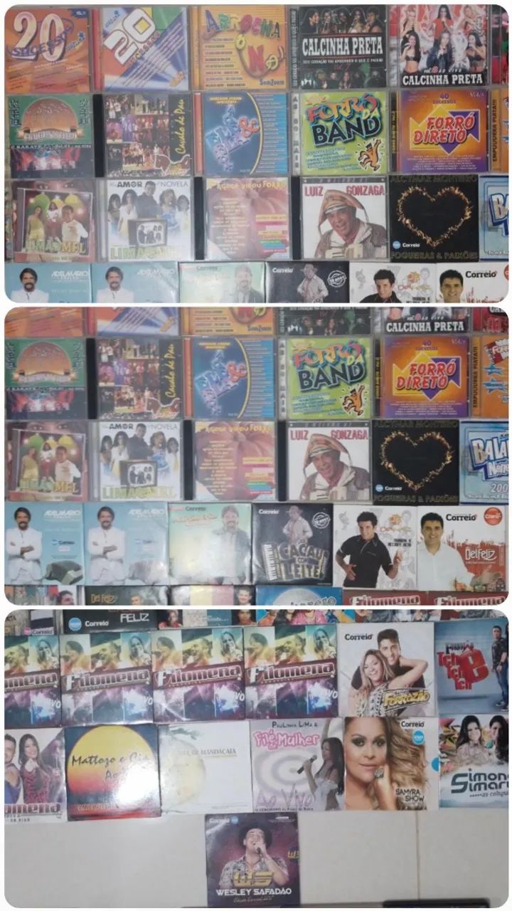 CDs e DVDs de Musicais Forró Diversos Antigos - Foto 5