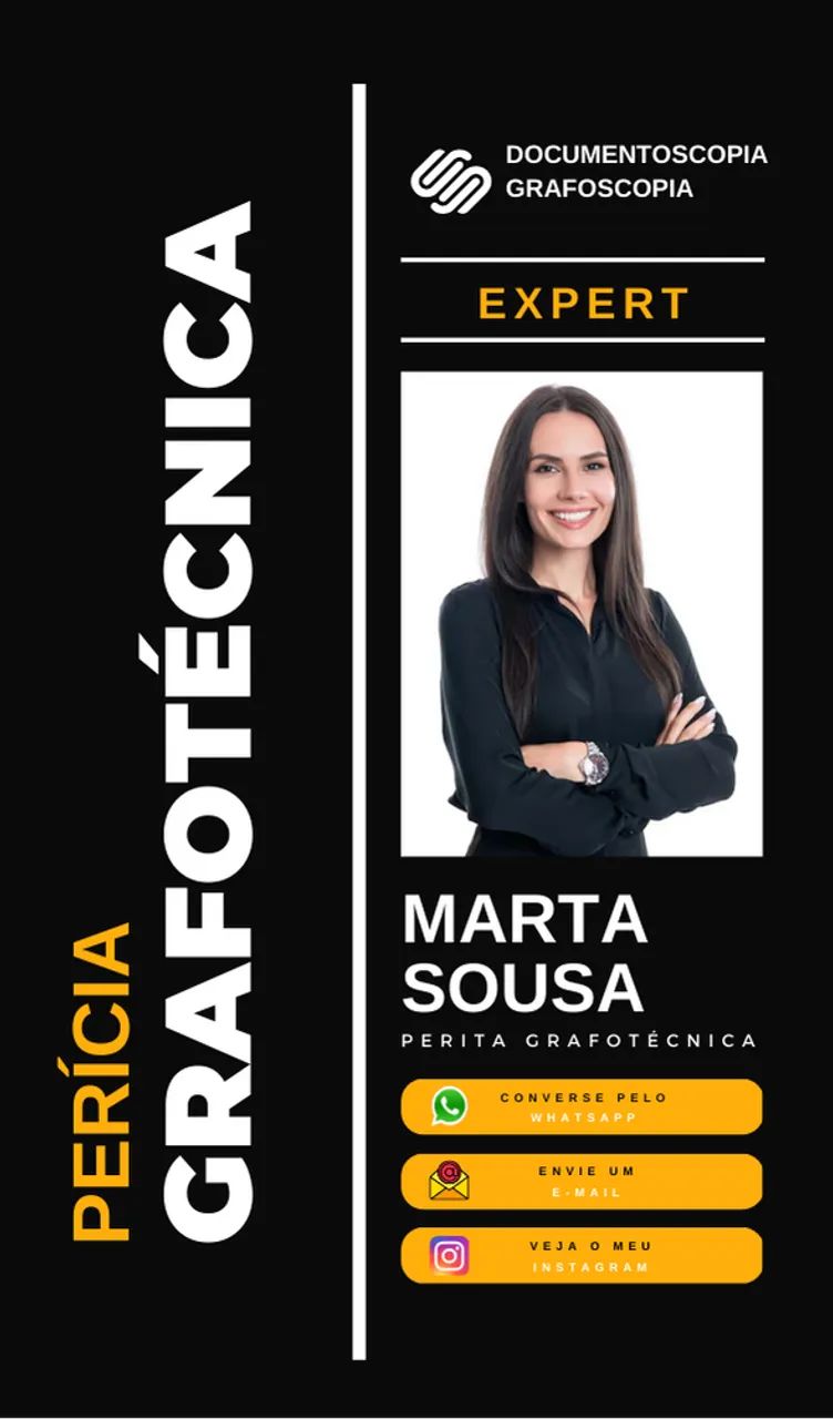 Cartão Interativo Perito Grafotécnico - Com Links Para o Seu WhatsApp, E-mail e Instagram - Foto 2