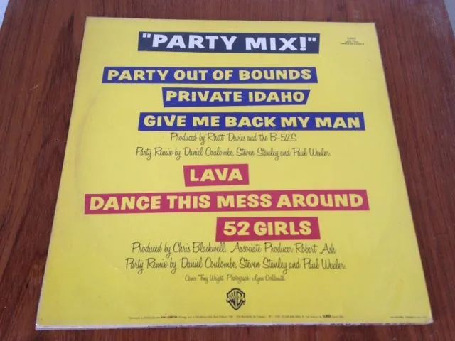 DISCO / LP THE B-52?S PARTY MIX - Foto 4