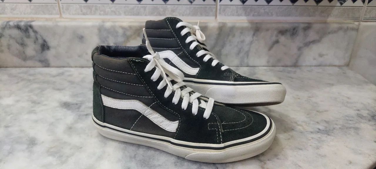 Tênis Vans Sk8-hi Black White - Foto 3