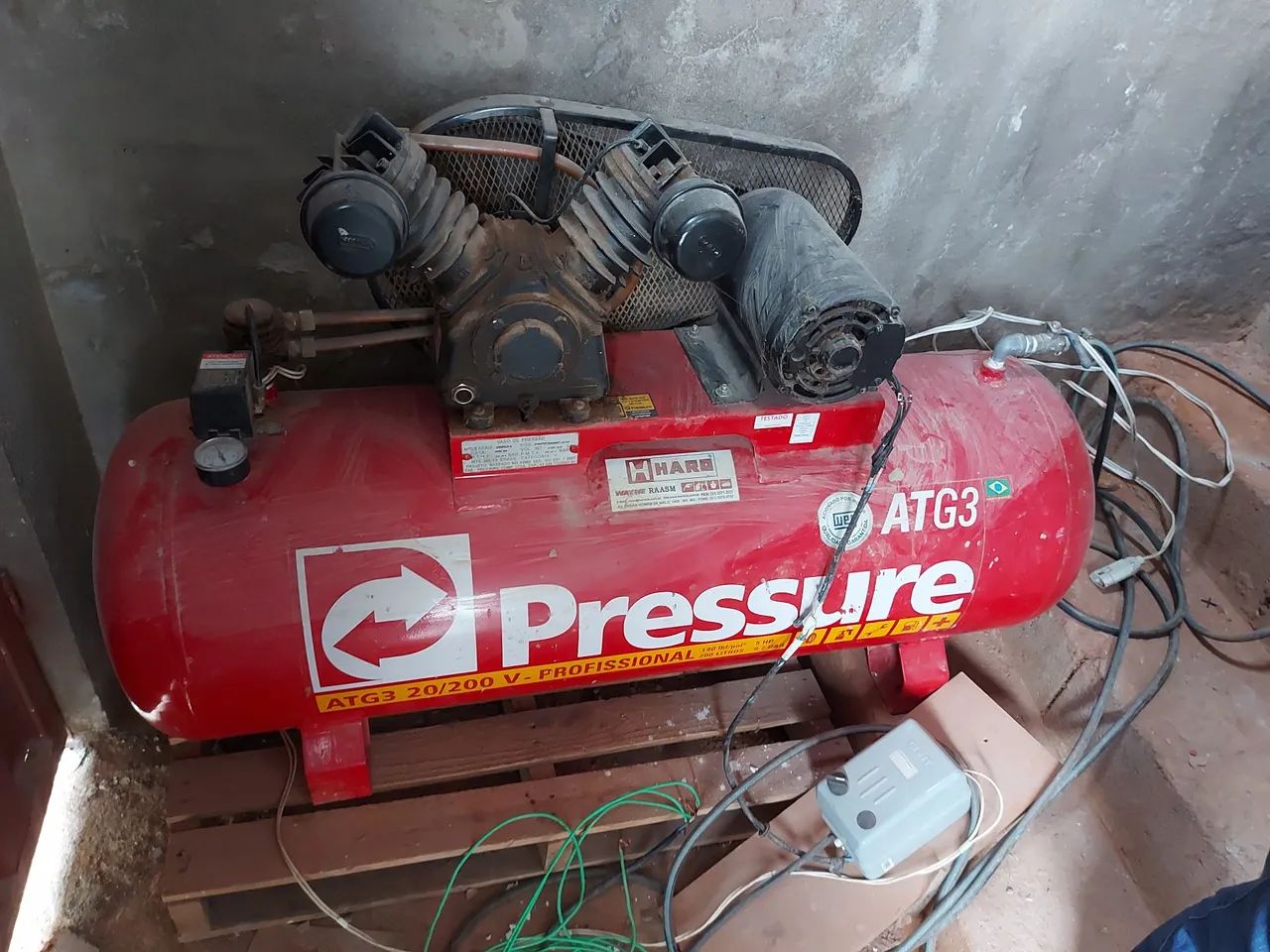 Compressor 20/200 Motor 5 cv 220/380 V