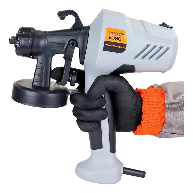 Super Pistola Pintura Pulverizadora 400w 800ml Alta Performance Pró Euro + Garantia - 220V