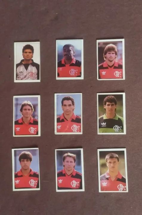 Figurinhas do Flamengo Brasileiro de 1989