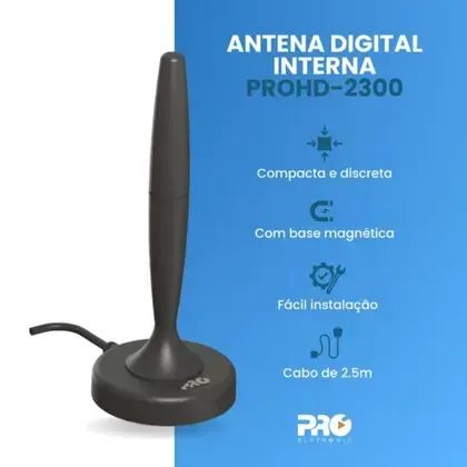 Antena Digital para TV Interna ou Externa - Foto 3