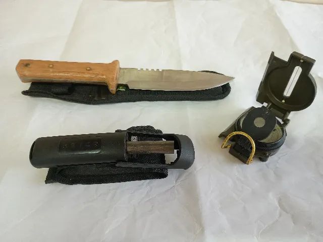 kit bushcraft sobrevivência 