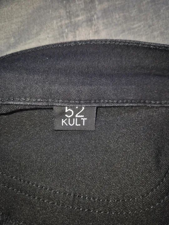 Calça Jeans Preta - Tamanho 52 - Foto 4