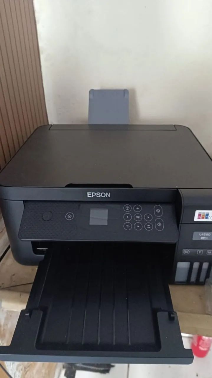 Impressora Multifuncional Cor Epson Ecotank L4260 Preto 220v