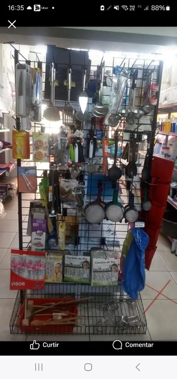 Estantes Aramadas e Expositor bolas BAIXOU - Foto 4