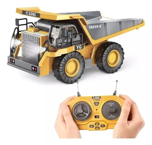 Brinquedo Caçamba Caminhão Mineradora Controle Remoto