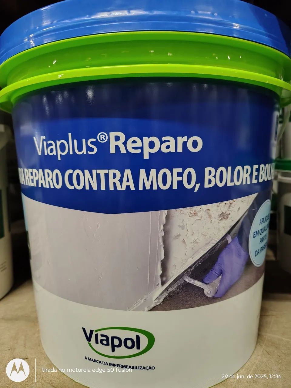 Viaplus Reparo Contra Mofo, Bolor e Bolhas 12 kg