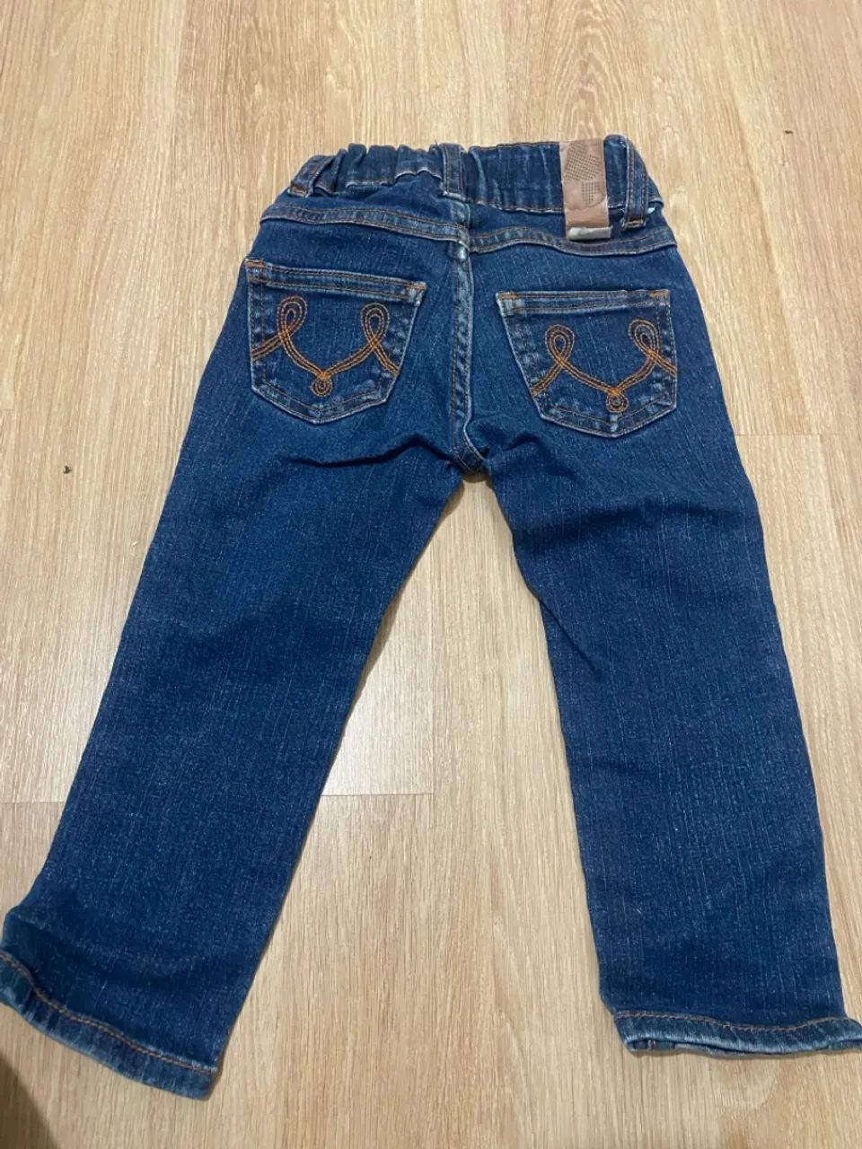 Calça Jeans Infantil - Azul Escuro - Foto 3