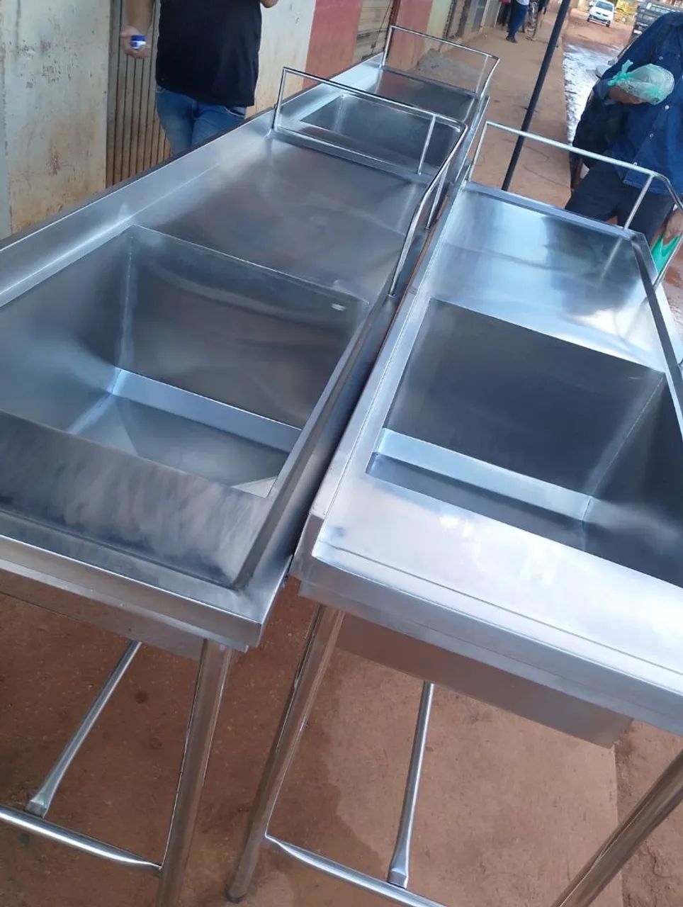 Bancada de aço inox para trailers e carrinhos - Foto 4
