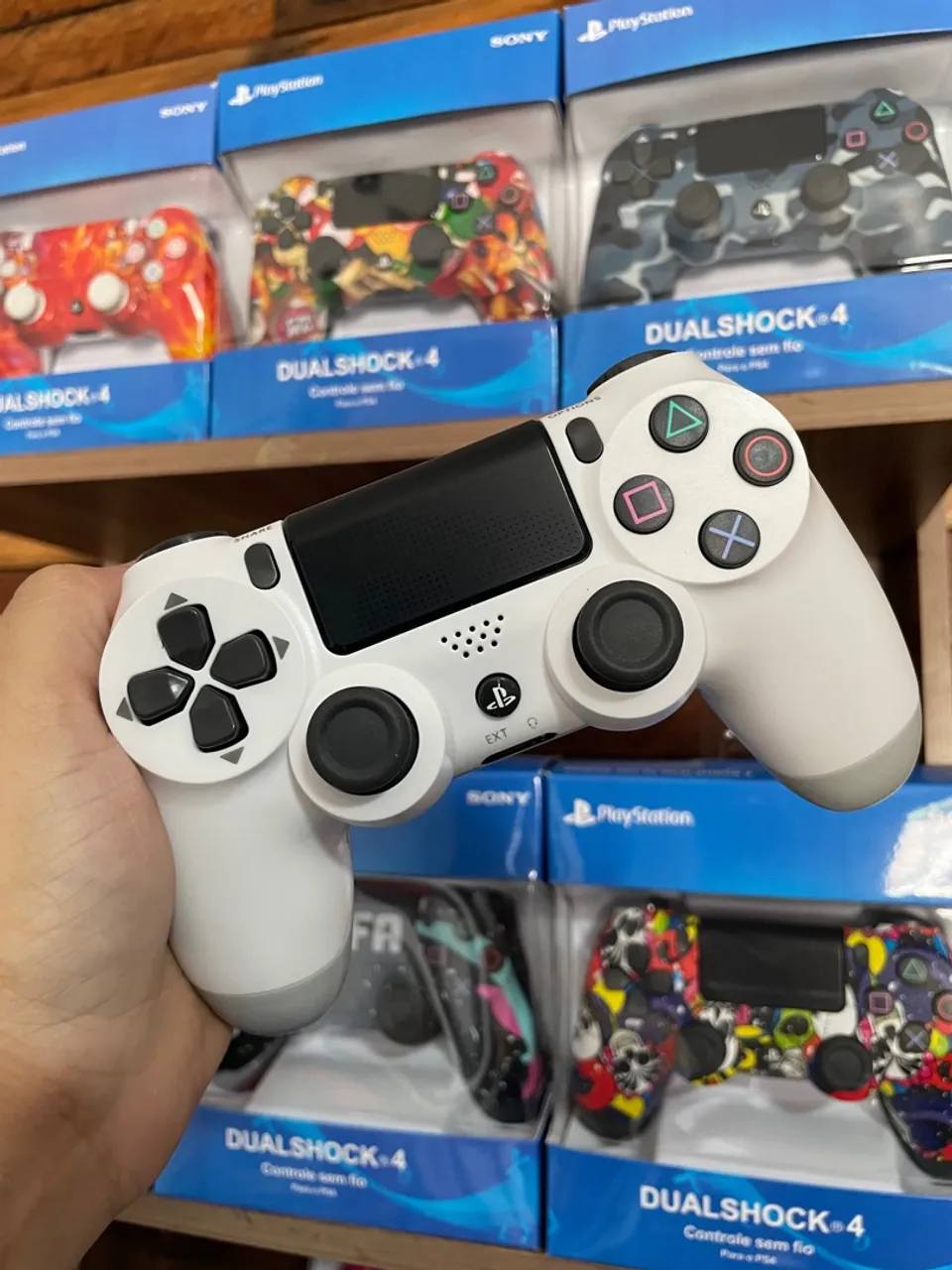 Controle PS4 PC TV ENTREGAMOS COM GARANTIA -