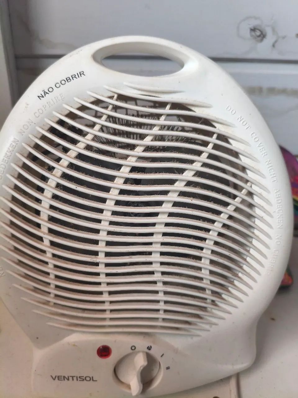 Ar portátil quente e frio