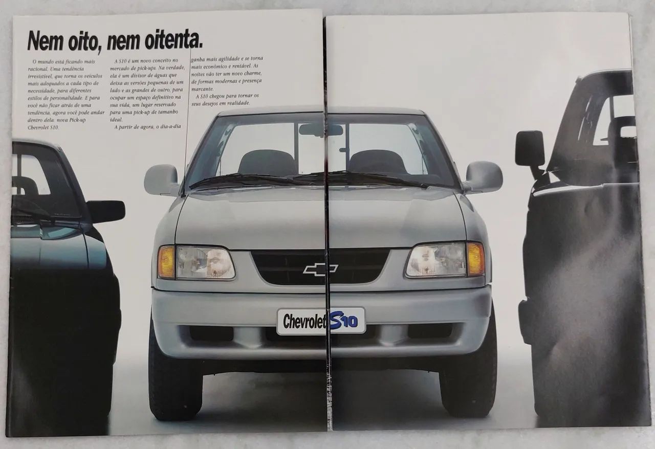 Folheto de 1995 do lançamento da Chevrolet S10 - Foto 2