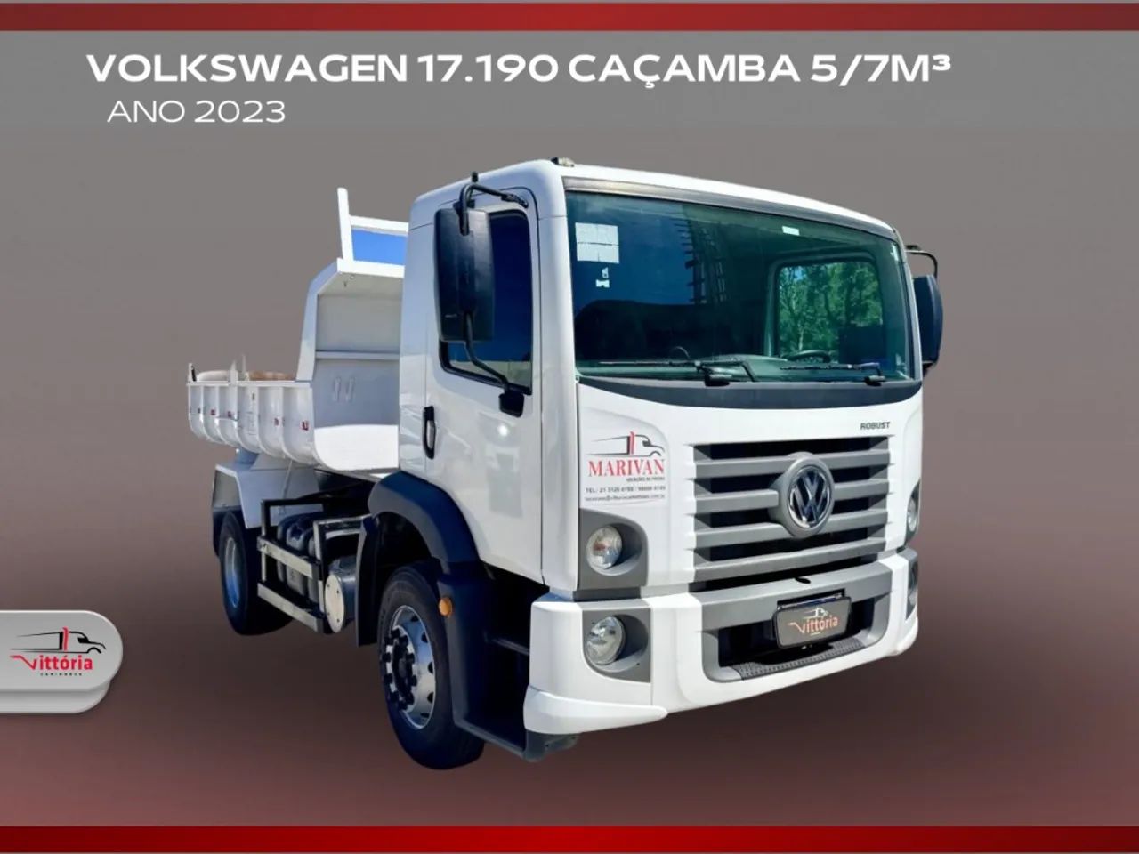 Caminhão Volkswagen VW 17.190 Caçamba 5/7 m³ ano 2023 - Foto 2