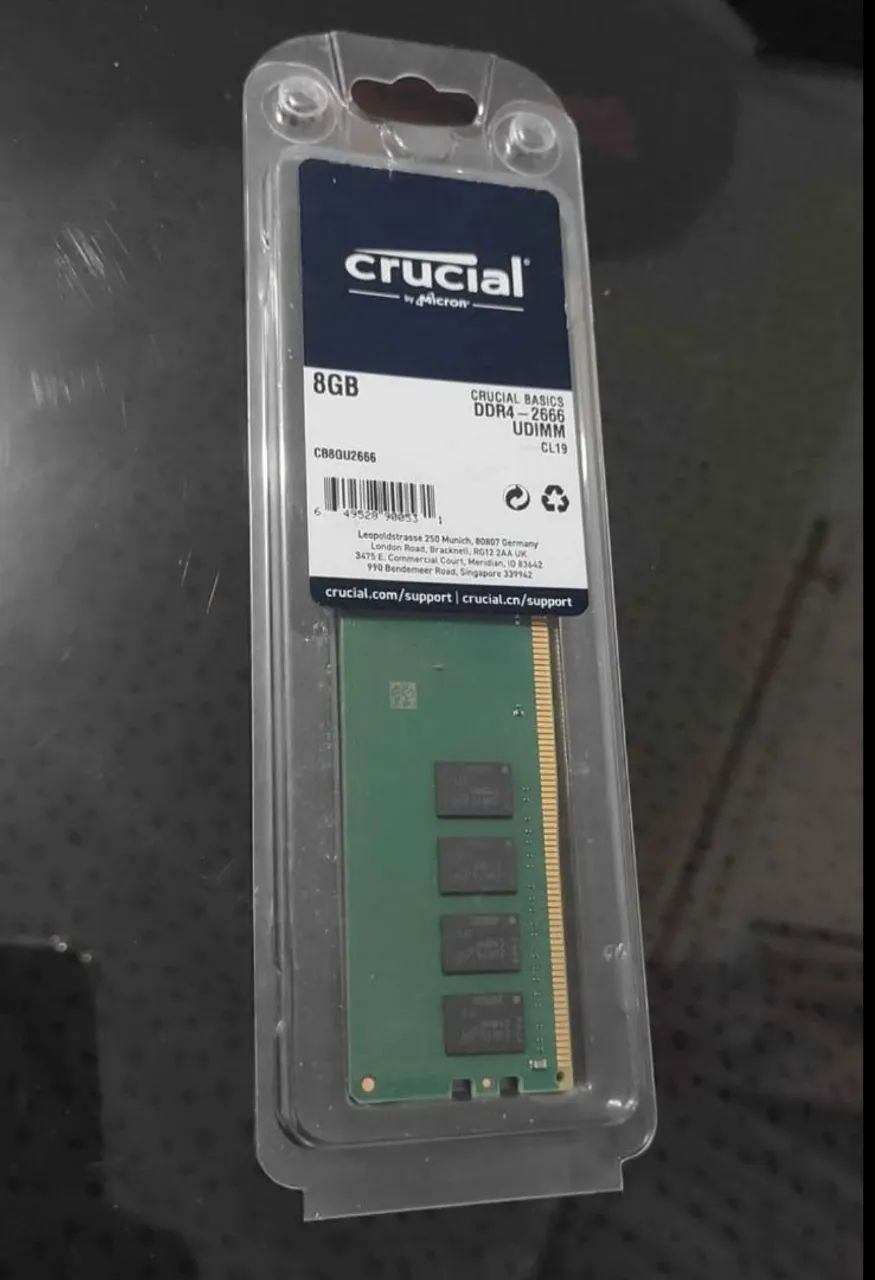 Memória RAM Crucial DDR4 8GB