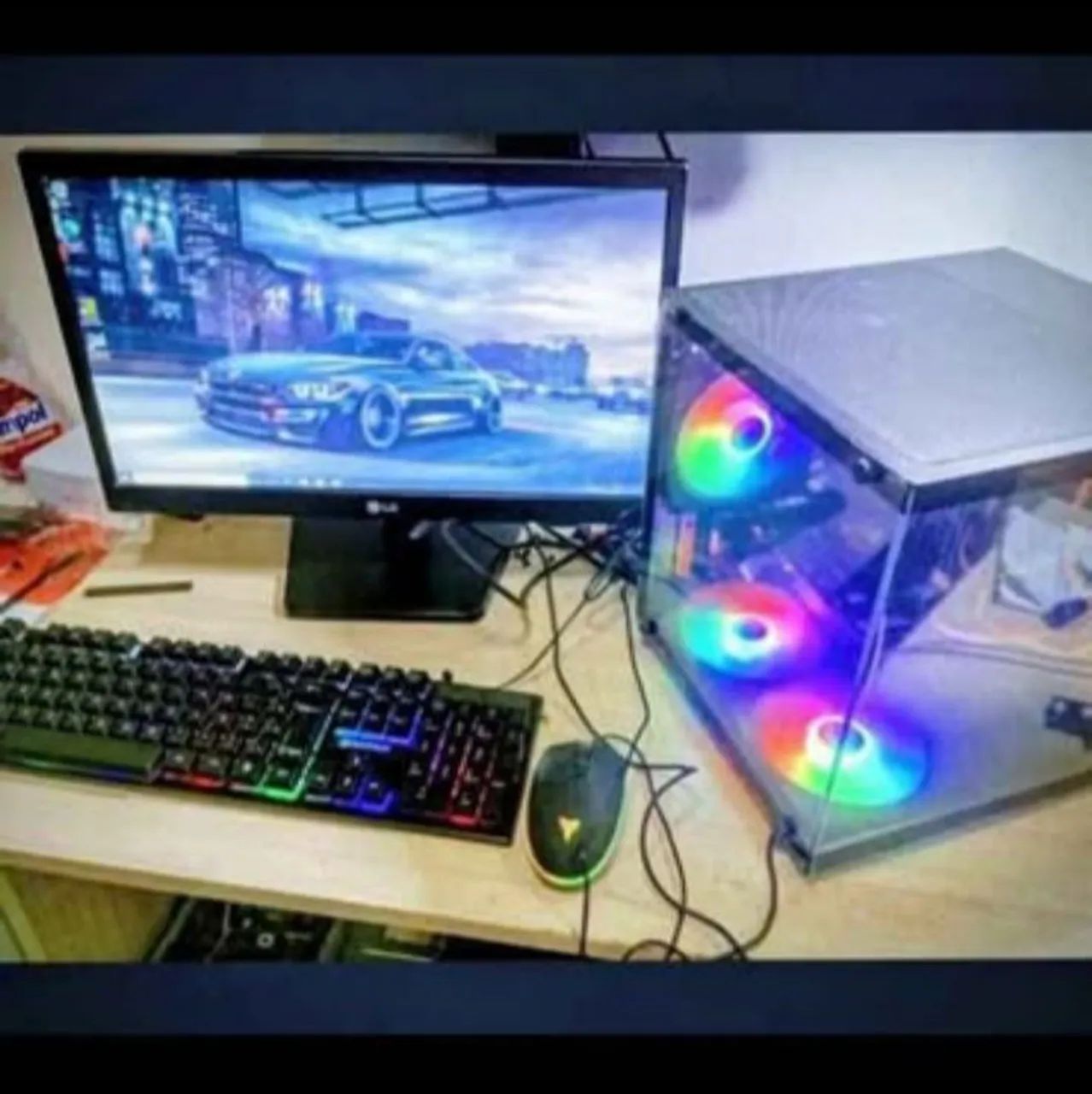 Pc gamer , gabinete aquário lindo ,zerado