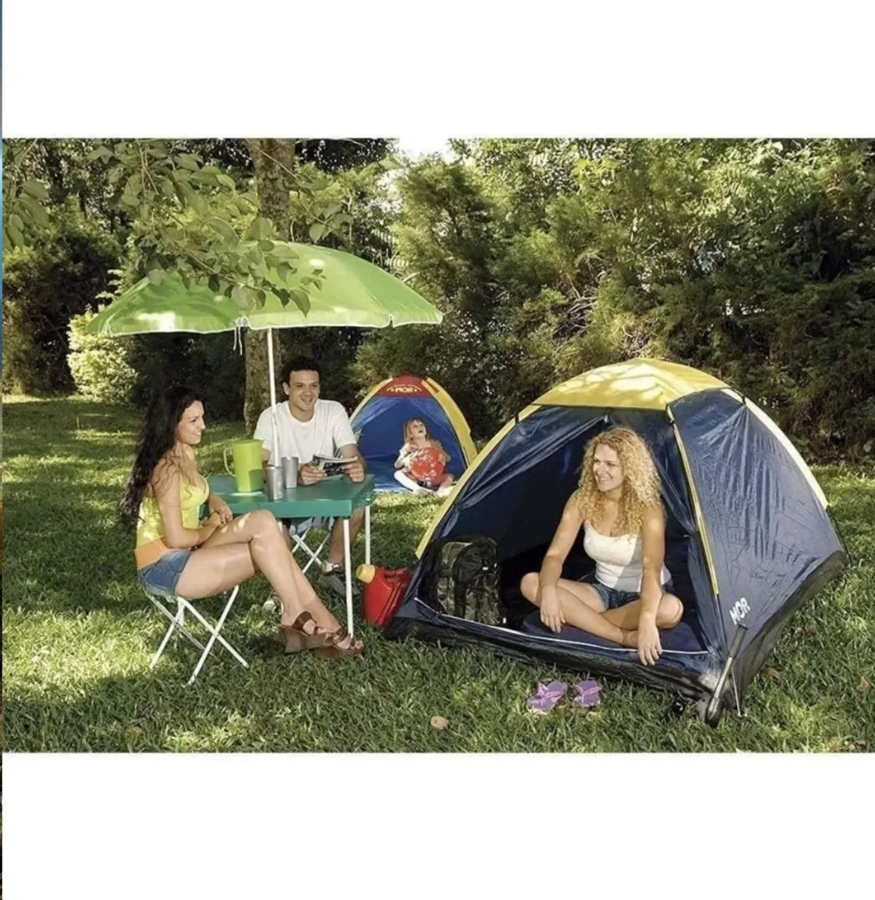 Kit Barraca camping e colchonete casal