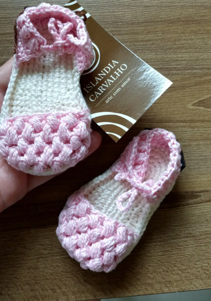 Sandália para bebê 0 a 3 meses