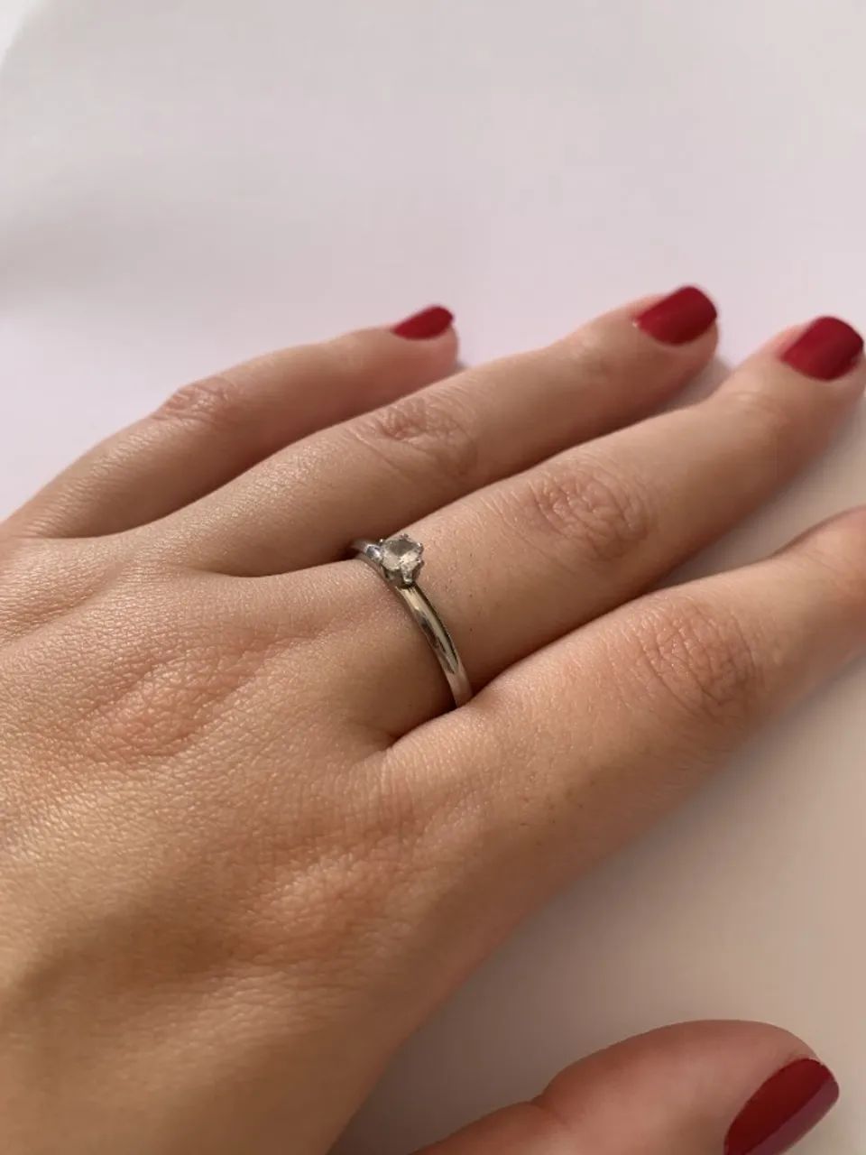 Vendo anel com solitária  - Foto 2