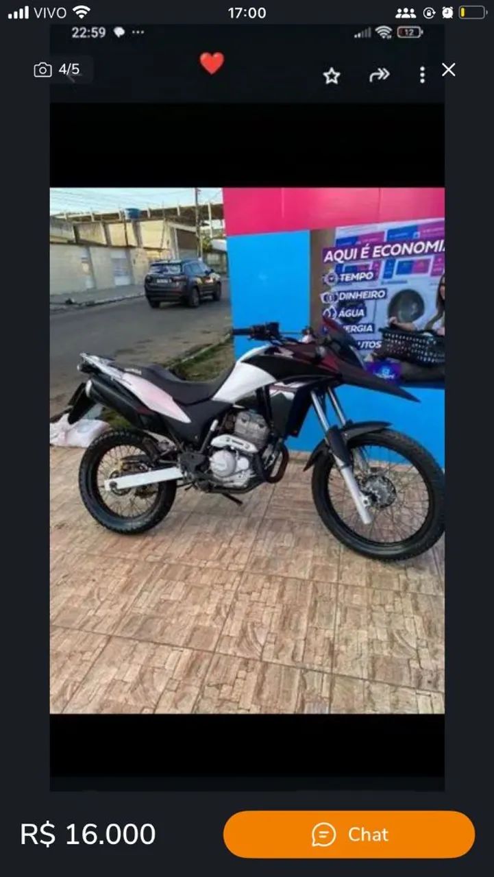 Troco XRE 300 por Twister 250