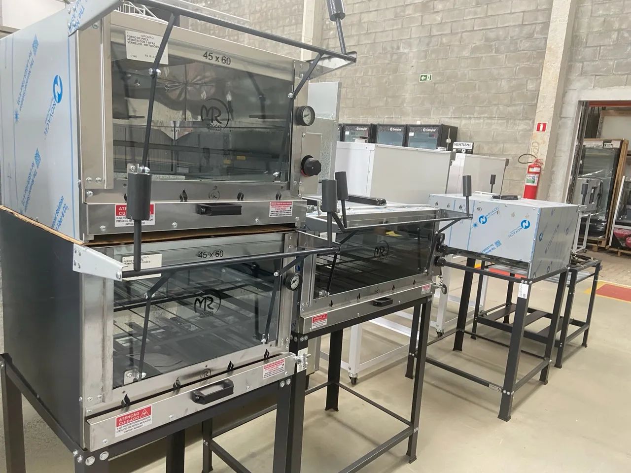 FORNO GUILHOTINA A GÁS 1 CÂMARA 95X95 FR/LAT - METALMAQ  - Foto 5