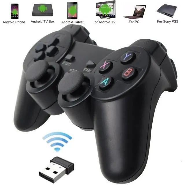 Controle Joystick Sem Fio para Android/PC/PS3/TV Box