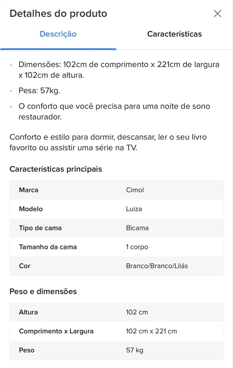 Cama solteiro bicama com colchão D26 - Foto 5