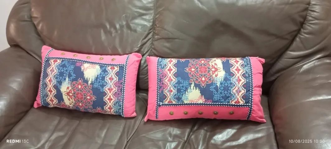 KIT COM 2 ALMOFADAS BOHEMIAN COM BOTÕES 30X50 - Foto 3