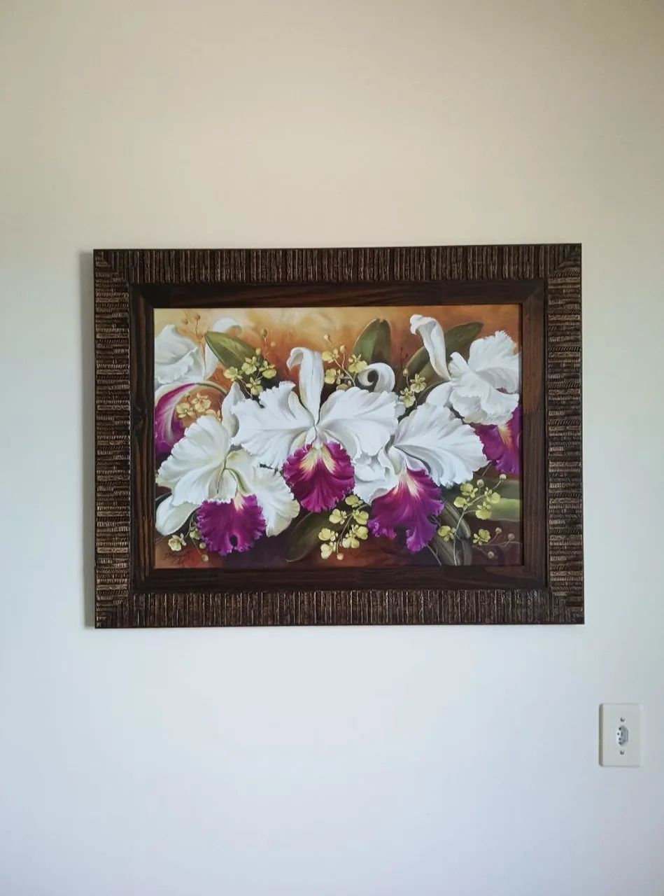 Quadro com Flores Orquídeas