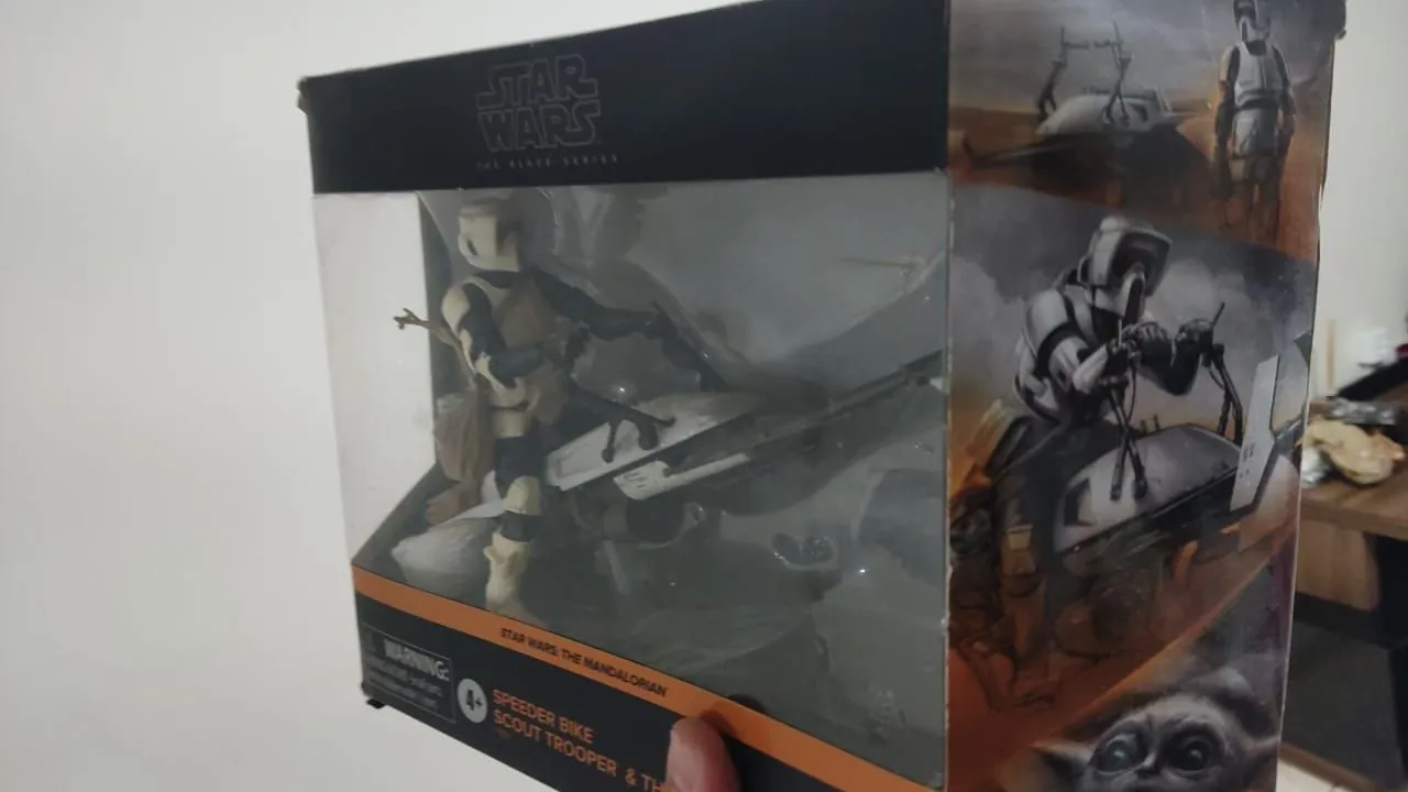 Action Figure Star Wars The Black Series - Speed Bike the mandalorian