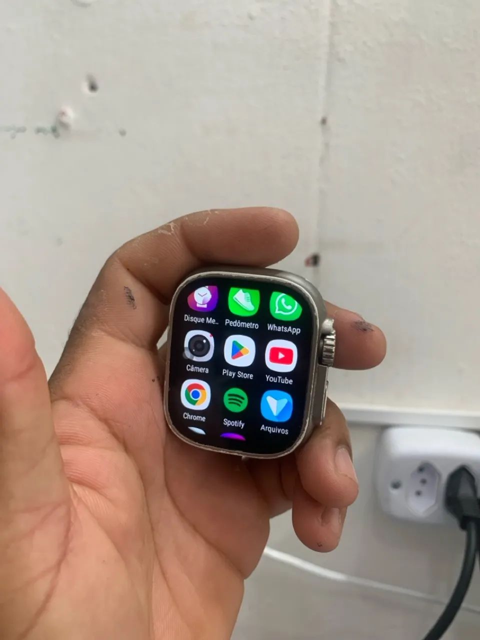 Relógio SmartWatch c/ Chip e android bateria durando - Foto 4