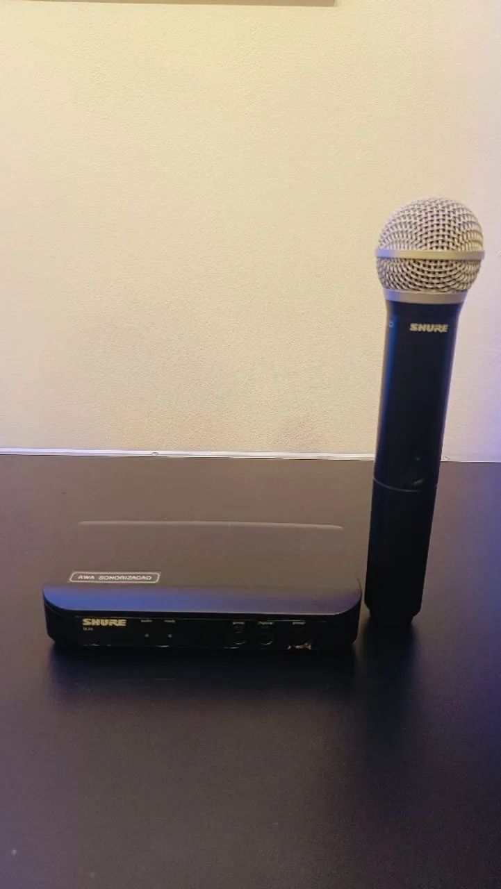 Microfone Sem Fio Original Shure - Semi Novo 