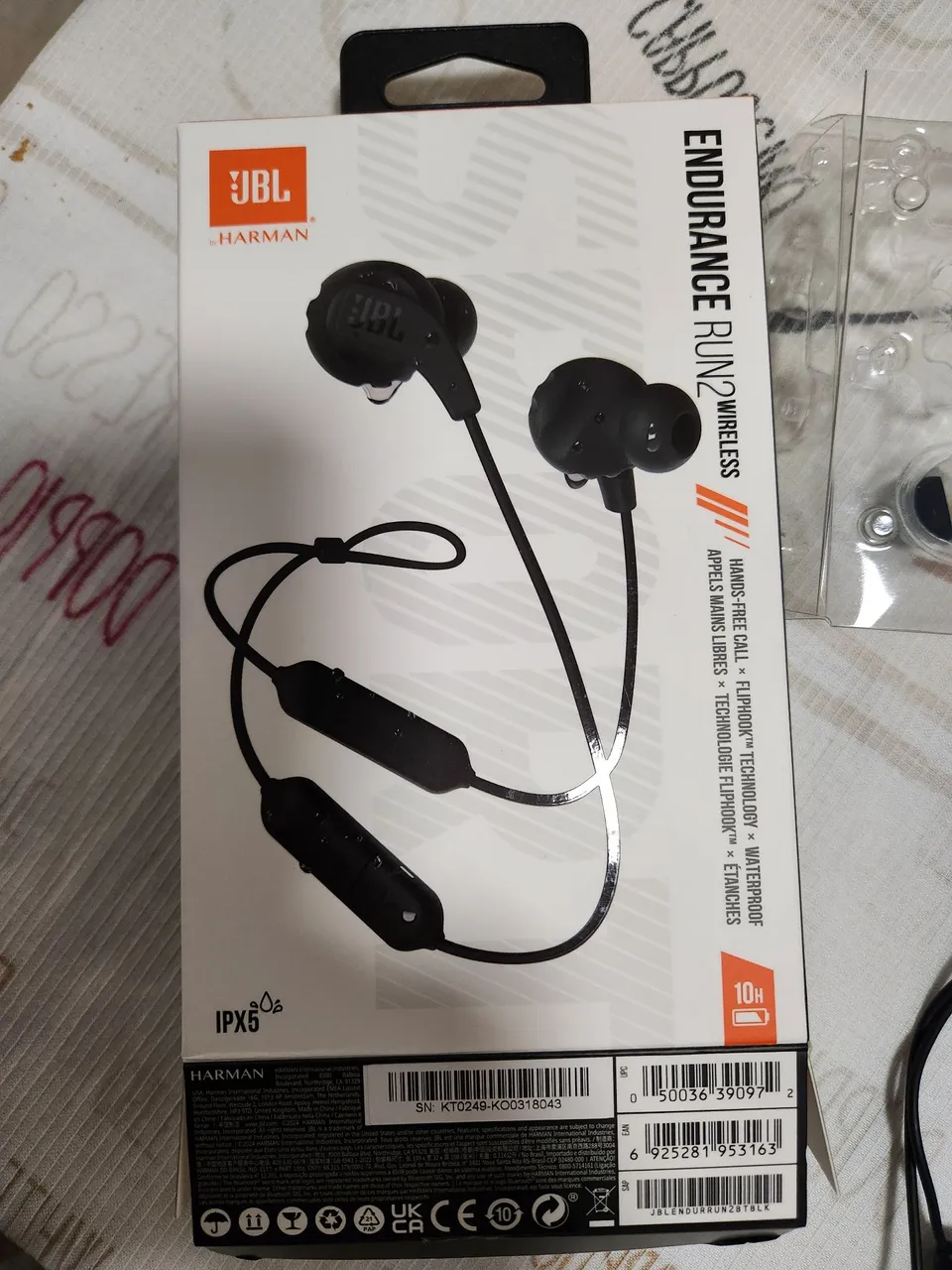 Fone de ouvido JBL Endurance Run 2