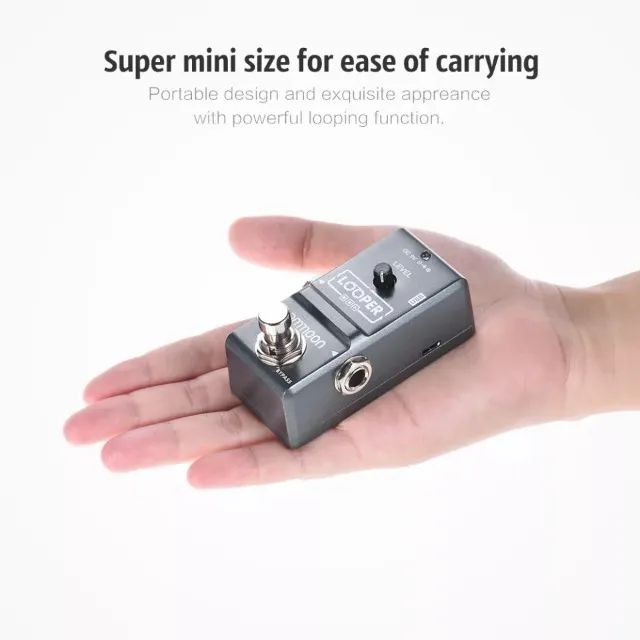 Pedal de Efeito nano Loop Ammoon Grava 10 Minutos (novo) Whts *  - Foto 5