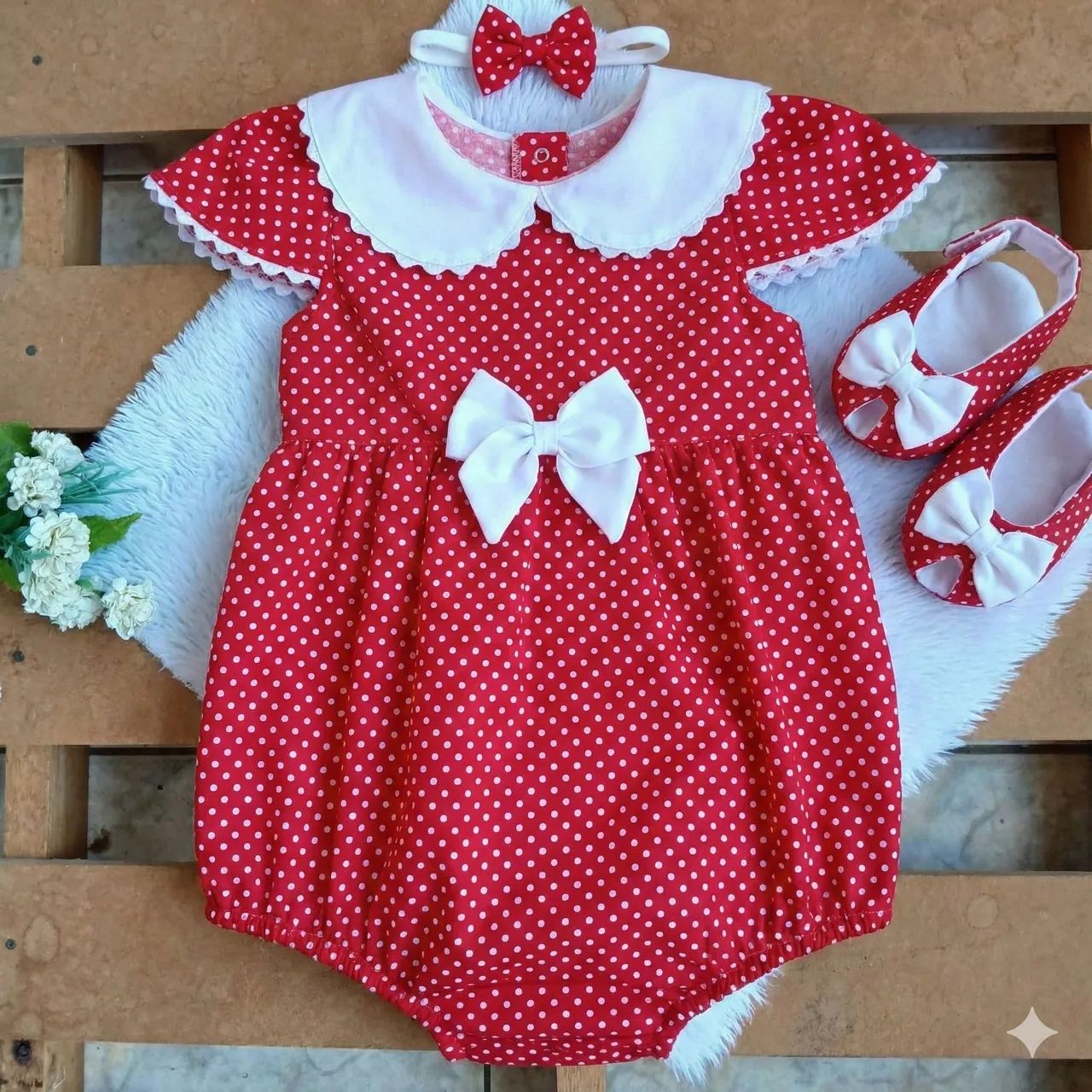 Romper Lírio (RN a 24meses) - Foto 2