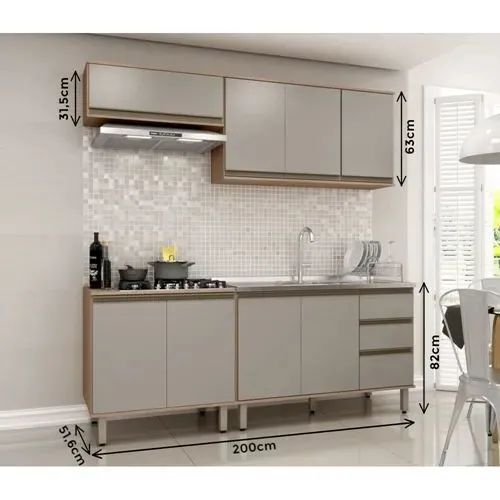 Cozinha Compacta e muito mais, só na Oliveira Móveis. - Foto 5