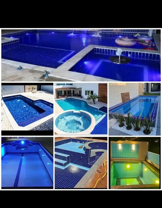 FAÇO PISCINAS/ÁREAS? PREVISÃO É MAIS CALOR ? ESSA ESTÁ PRONTINHA ?SOLICITE SEU ORÇAMENTO ? - Foto 5
