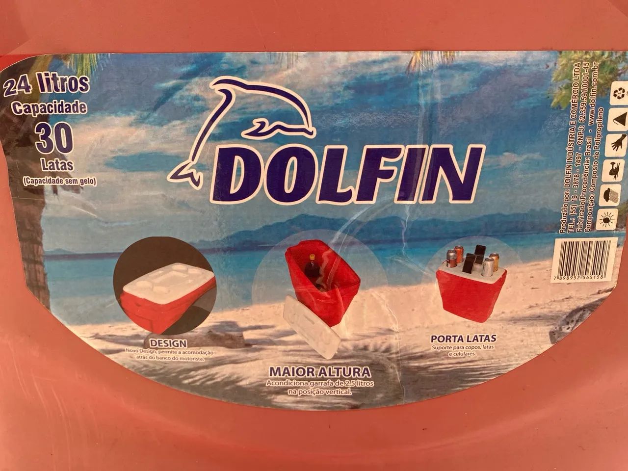 - Cooler térmico 24 litros - Dolfim - Foto 2