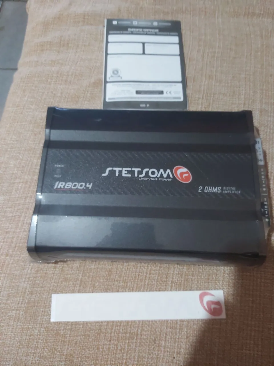 Amplificador Stetsom JR800.4 2 Ohms Digital - Novo