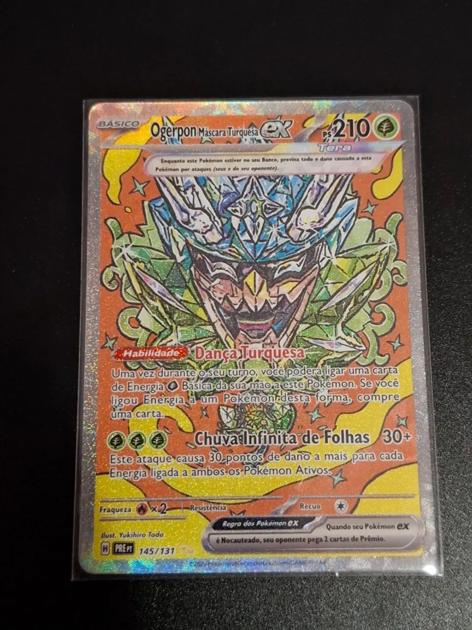 Ogerpon Máscara Turquesa ex (145/131) Full Art - Pokémon TCG - Foto 2