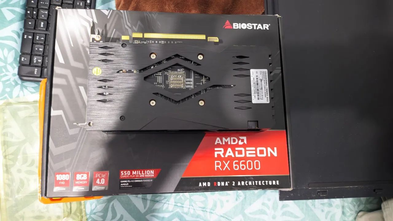 Placa de Vídeo AMD RX 6600 - 8GB GDDR6 - Excelente Estado! - Foto 2